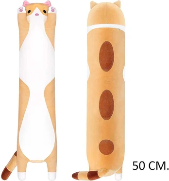 Pliušinė katė - pagalvė, 50cm
