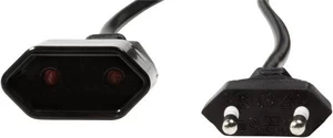 Laidas Logilink Power Extension Cable, 1 m, juoda