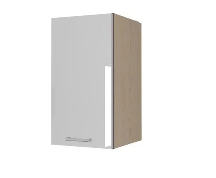 Pakabinama spintelė Modena Liveo MD4, 45 cm, balta/ruda