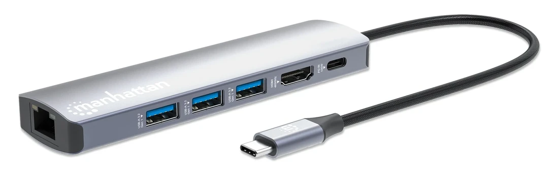 Šakotuvas Stacja/replikator Manhattan USB-C (153959)