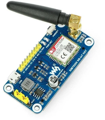 NB-IoT HAT, GSM SIM7020E, Raspberry Pi 4B/3B+/3B/2B/Zero priedėlis, Waveshare 15936