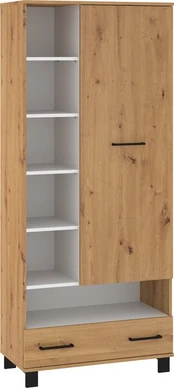 Vitrina Meblocross 1D1SP, ruda
