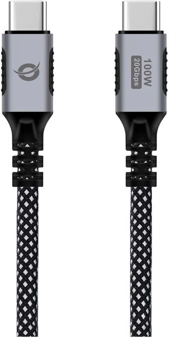 CONCEPTRONIC Kabelis USB-C3.2->C 100W/PD3.0 20Gbs 1.20m sw