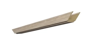 Durų stakta Domoletti, 80.5 cm x 10 - 14 cm x 2 cm, ąžuolo