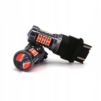 P27/7w led 3157 12v canbus 1400lm raudona