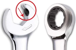 SATA KLUCZ PŁASKO-OCZKOWY 12mm Z GRZECHOTKĄ kaina