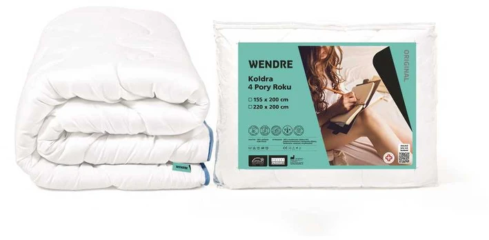 Kołdra 4 Metų laikai 220x200 Mikrofibra balta Wendre