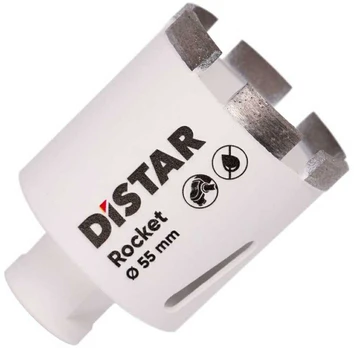 DISTAR Gręžimo karūna DIAMENTOWA ROCKET 55 x 45-6 x M14