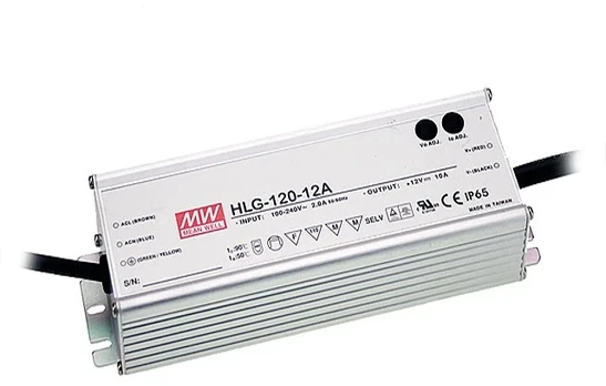 81.6W LED Maitinimo šaltinis Mean Well 24V IP67, dimeriuojamas