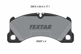 Stabdžių trinkelių rinkinys, diskinis stabdys TEXTAR 2500703 kaina