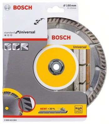 Deimantinis pjovimo diskas BOSCH Universal, 180 x 22,23 mm, UŽS