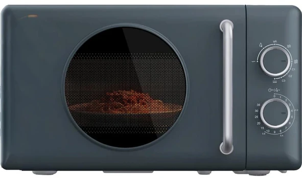 Medion MD100119 Retro Mikrobangų krosnelė grau 800W 20L