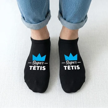 Trumpos vyriškos kojinės "Super tėtis"