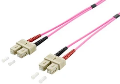 Equip Įrengti Fiber Optic Patchcord SC – SC Multimode Duplex OM4, 3m (255523)