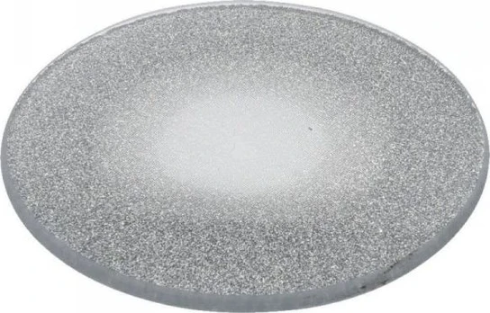 Stiklinė žvakidė PLATE, sidabro sp., 20 cm