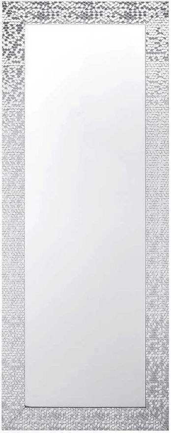 Beliani Sieninis veidrodis MARANS 50 x 130 cm, sidabro spalvos