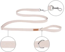 Pavadėlis Amiplay Cotton Easy Fix, smėlio ruda, 1.6-3m x 2cm kaina