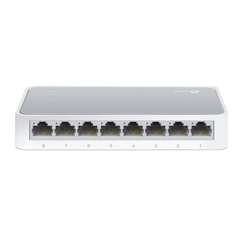 TP-LINK 8 Prievadų Nevaldomas 10/100Mbps Darbastalio Komutatorius (TL-SF1008D)