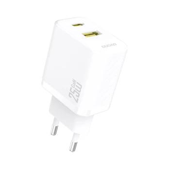 Įkroviklis Dudao A26T GaN 25W USB-C/USB-A baltas