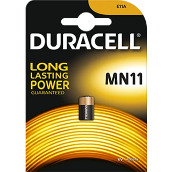 Elementai Duracell, MN11, 6 V