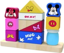 Kaladėlės Disney Mickey Wooden Blocks Set kaina