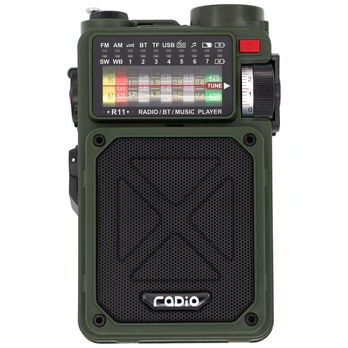 JB Tacticals JB-08 aliarmo radijas - žalias