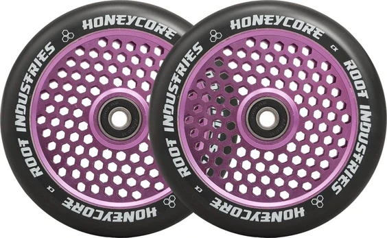 Root Honeycore juodi 120mm 2 vnt Pro paspirtuko ratai