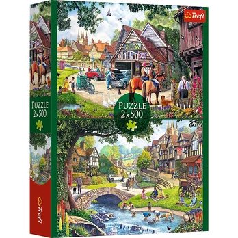 Trefl Dėlionė 2x500 Idyllic life 37494