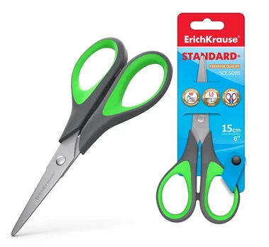 Žirklės EASY CUT+, ErichKrause, 15cm