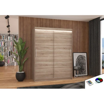 Sliding wardrobe with lighting LED DENVER 150