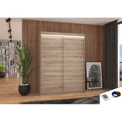 Sliding wardrobe with lighting LED DENVER 150 kaina