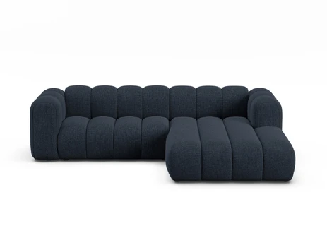 Modular Right Corner Sofa, "Lupine", 4 Seats, 260x177x70, Navy Blue