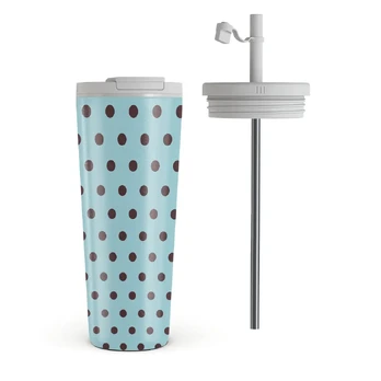 Aqua Mocha - Travel Mug, 700 ml / Flap & Straw Set