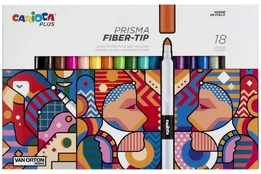 Carioca Plus - Prisma marker, 18 pcs (809302) kaina