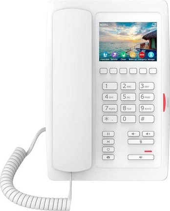 Fanvil Fanvil H5W VoIP telefonas, baltas, 2 eilučių, LCD, su „Wi-Fi“