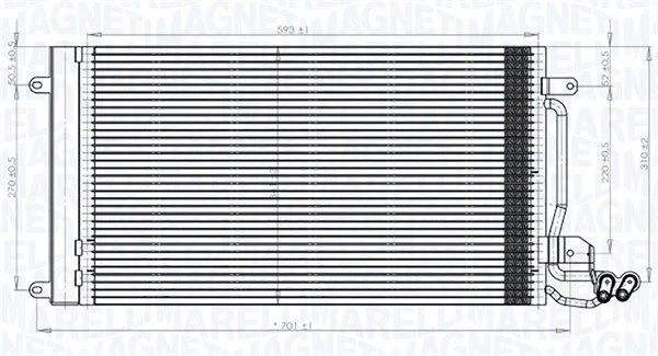 Kondensatorius, oro kondicionierius MAGNETI MARELLI 350203821000
