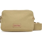 Calvin Klein Rankinė Webbing Strap Canvas Camera Bag LV04F3385G Smėlio