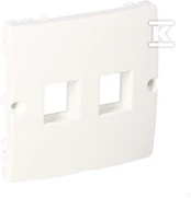 Kontakt Simon POKRYWA GN.2XRJ45 BIAŁ.BMGK1P/11 BASIC