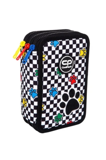 Triple decker pencil case with equipment CoolPack Jumper 3 Catch me