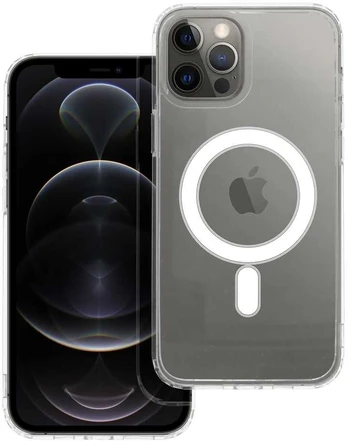 Dėklas Oem Clear Mag Cover case compatible with MagSafe for IPHONE 12 PRO MAX