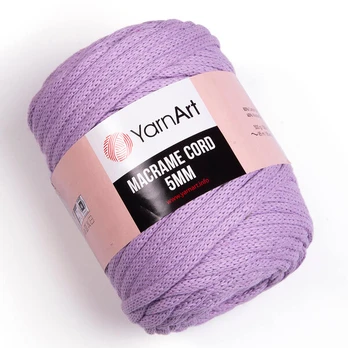Mezgimo siūlai YarnArt Macrame Cord 5 MM 500g, spalva 765