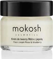 Mokosh veido kremas Rose su mėlynėmis stangrina 15ml