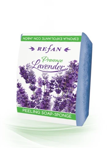 REFAN šveičiamoji muilas-kempinė PROVENCE LEVENDER, 75g
