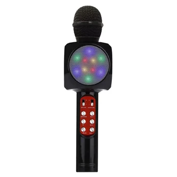 Riff WS-1816 16W karaoke BT microphone with LED 360 Black