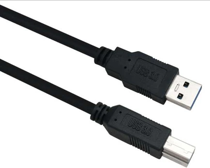 helos Anschlusskabel, USB 3.0 A Stecker/B Stecker, 3,0m, juodas