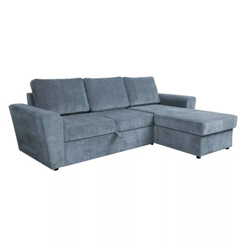 Kampinė sofa lova INGMAR jūros mėlyna