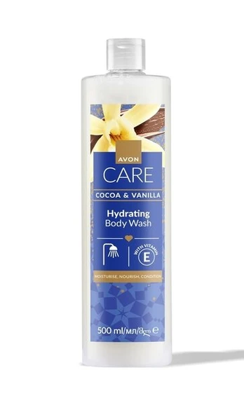 Care Cocoa & Vanilla dušo želė, 500 ml, Avon