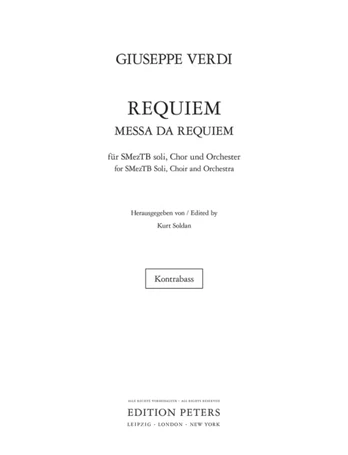 Requiem (Double Bass 2 Part)
