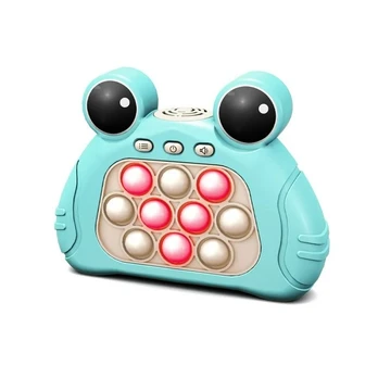 Elektroninis edukacinis žaidimas Pop It Quick Push Game - žydra varlė
