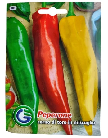 Paprika Corno di Toro Mixed Galassi Sementi
